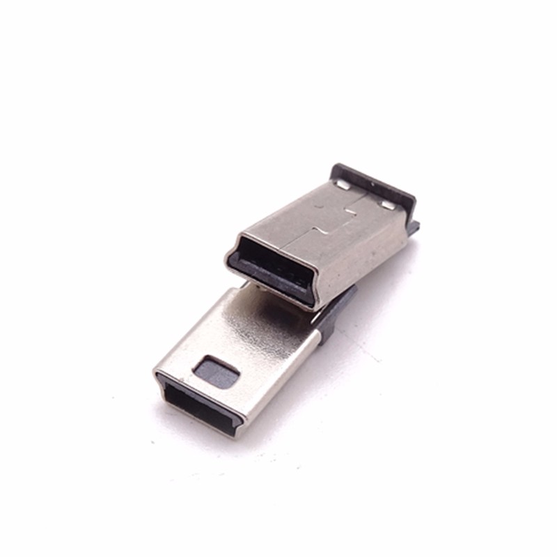 MINI USB 5P公头 短体长体 焊线式 前五后五前五后四公头